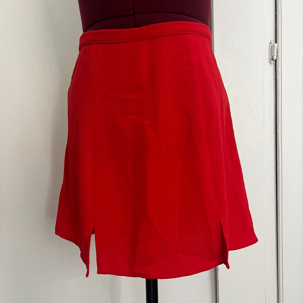 American Apparel Red Mini Skirt (Sm)